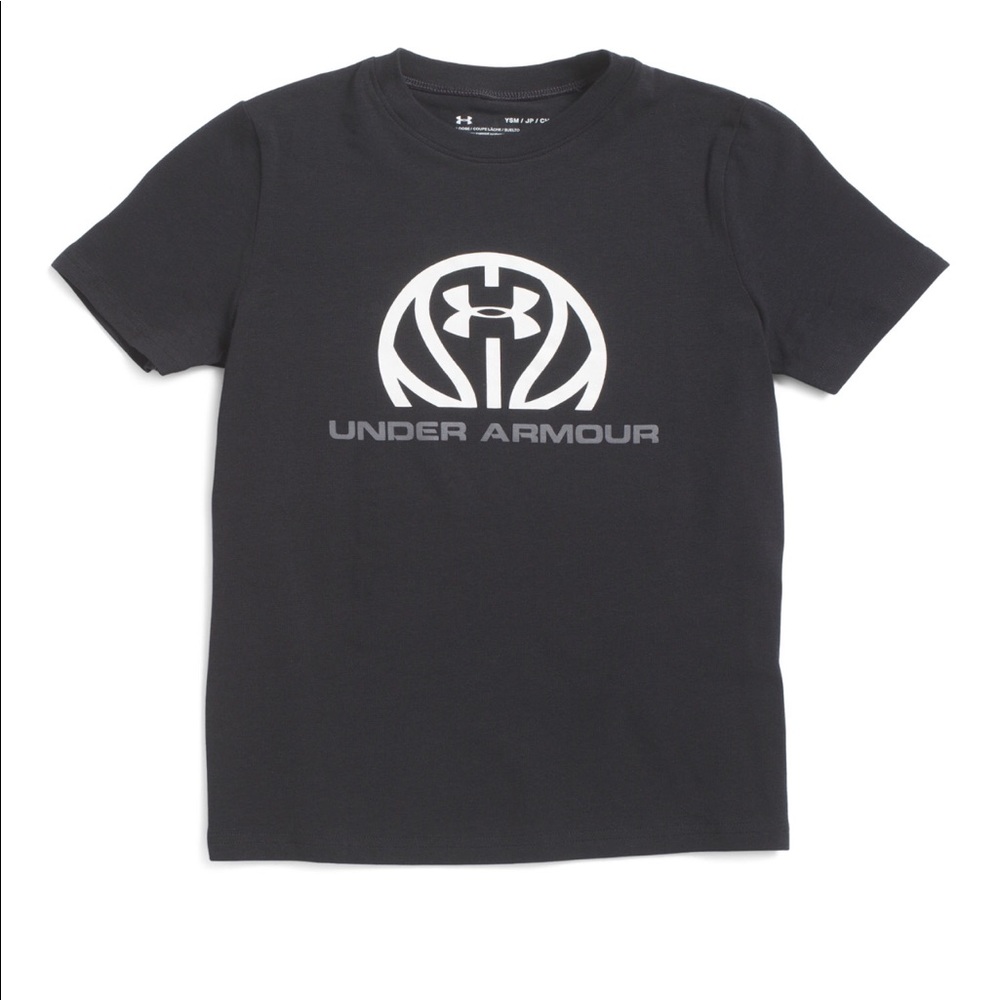 New Under Armour Youth Boys baseball Black shirt